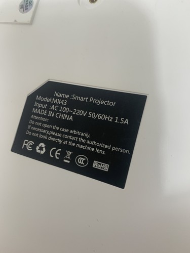 Home Theater Projector FHD supported 1080p. LED. White Openbox - Picture 11 of 12