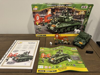 COBI Historical Collection Set #2549 Limited Edition Sherman M4A3E2 Jumbo #1975