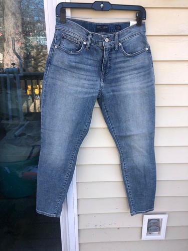 LUCKY BRAND MID RISE AVA SKINNY JEANS 