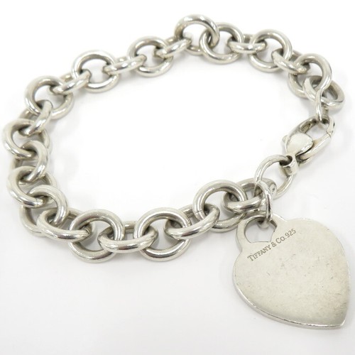 Tiffany \u0026 Co. Bracelet Heart Tag Silver 