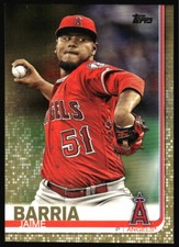 2019 Topps Jaime Barria Gold /2019 #206 Los Angeles Angels