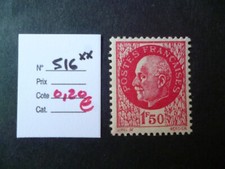 1257  TP FRANCE NEUF 1941 N° 516 ** Cote 0,20 €