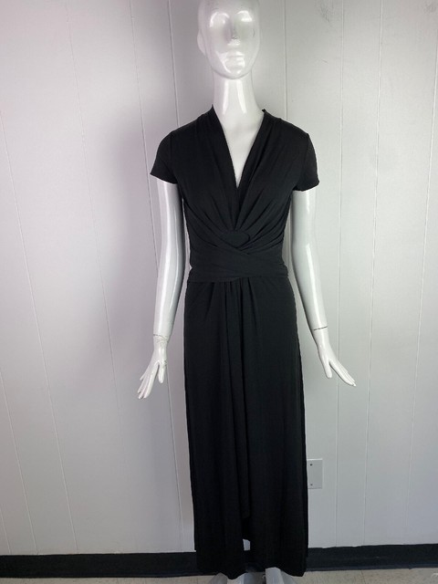 michael michael kors high low faux wrap dress