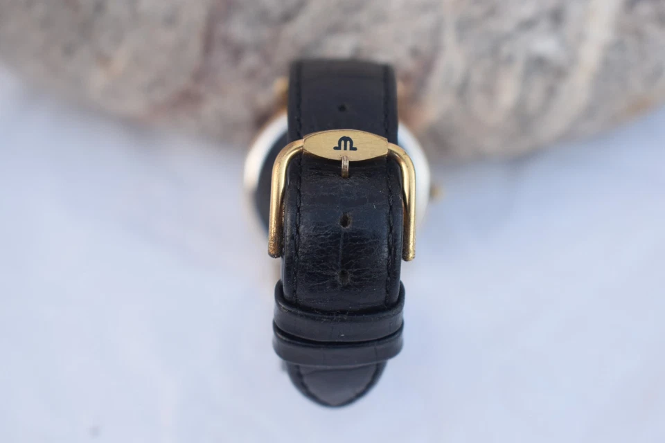 Maurice Lacroix Vitnage Swiss Made Mens Wrist Watch - Ref. No. 69686 -Gold Tone  - Image 4 of 4