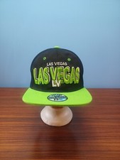Las Vegas Adjustable Golden Lion Green & Black Snap Back Cap Ace Cap Authentic