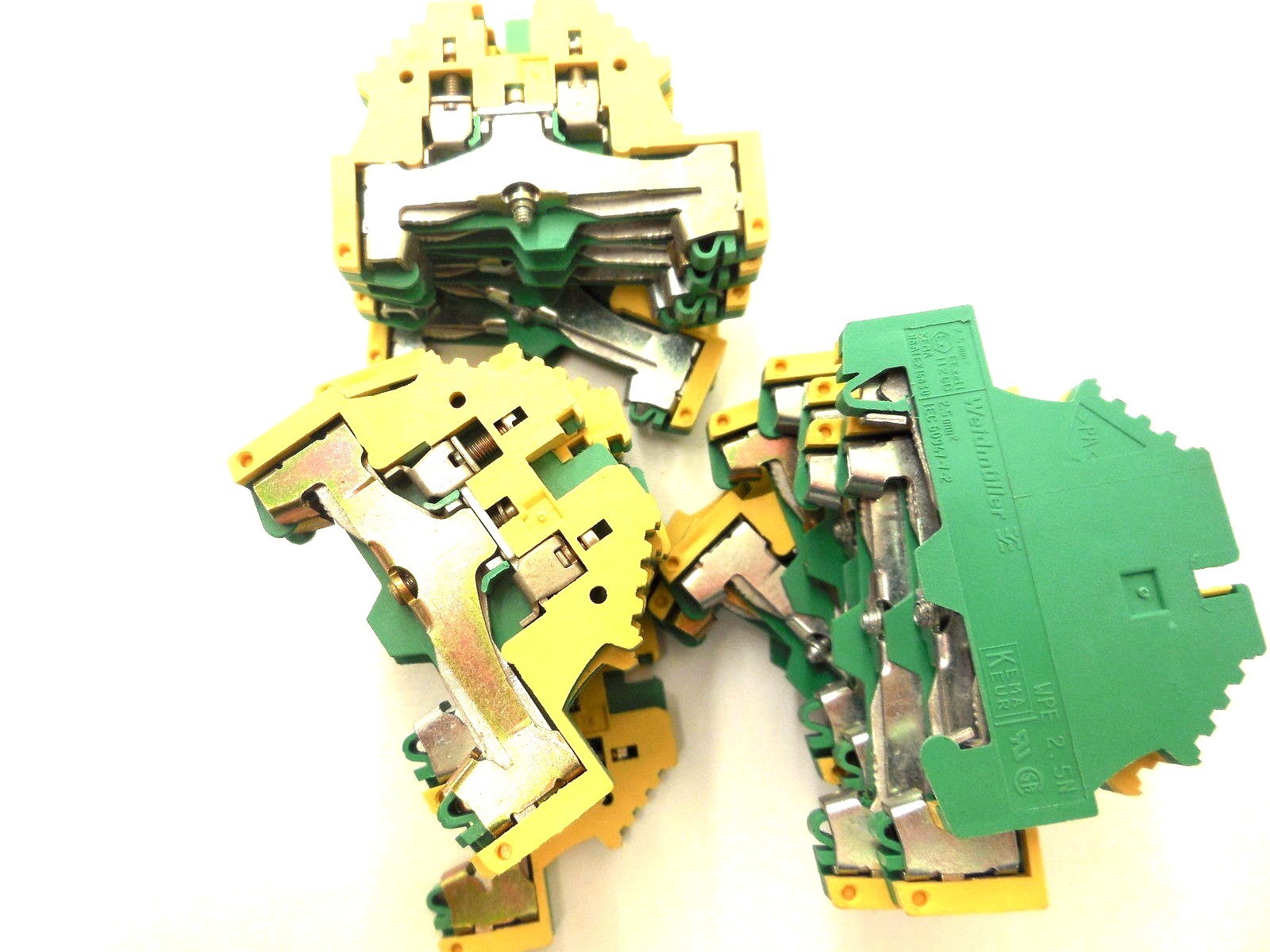 24 NEW WEIDMULLER WPE-2.5N TERMINAL BLOCKS WPE25N