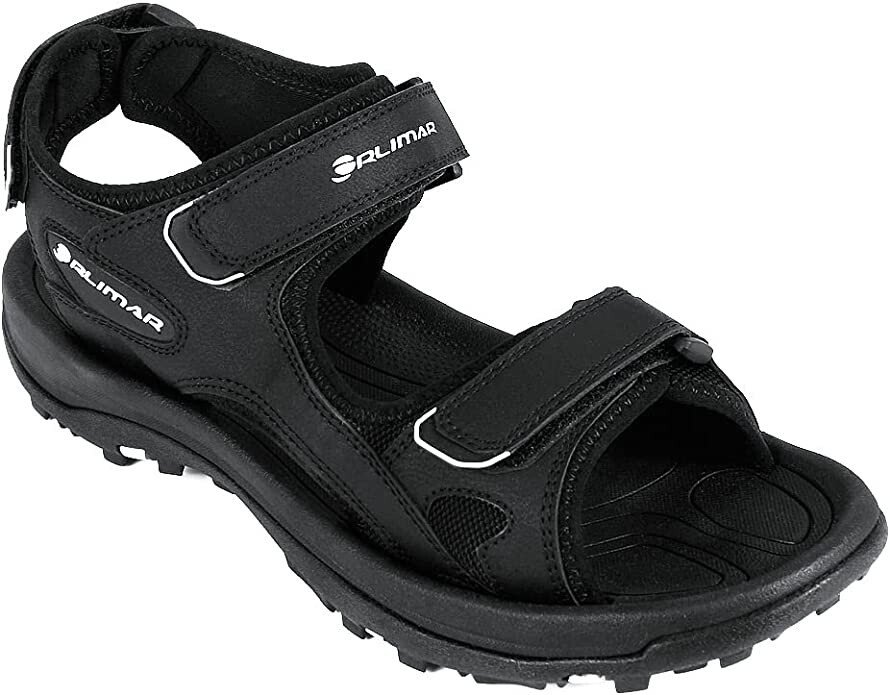 Men's Spikeless Golf Sandals - Black / White - Brand New In Box