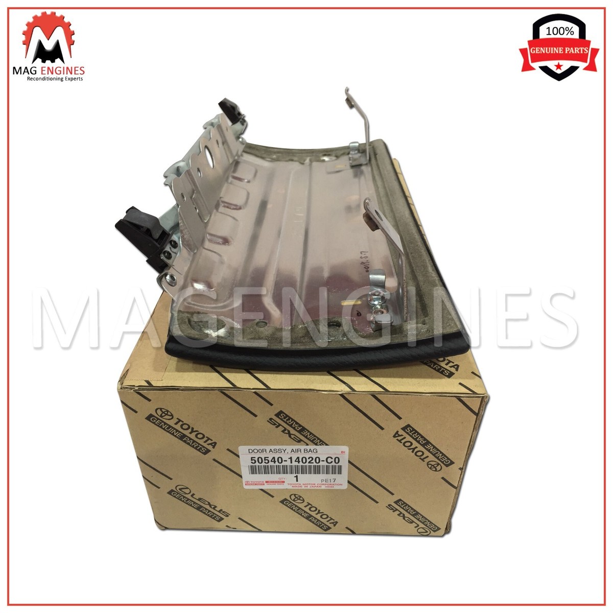 50540-14020-C0 GENUINE OEM DASH CLOSE OUT PANEL DOOR ASSY BAG FOR