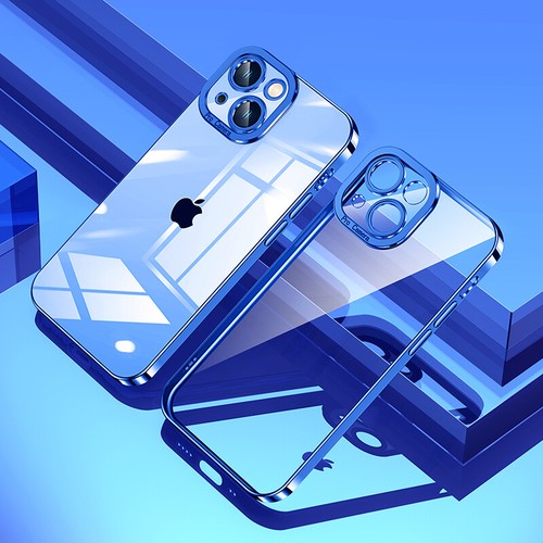 For iPhone 16 Pro Max 15 14 Pro 13 12 11 Plating Clear Soft TPU Phone Case Cover - Picture 17 of 33