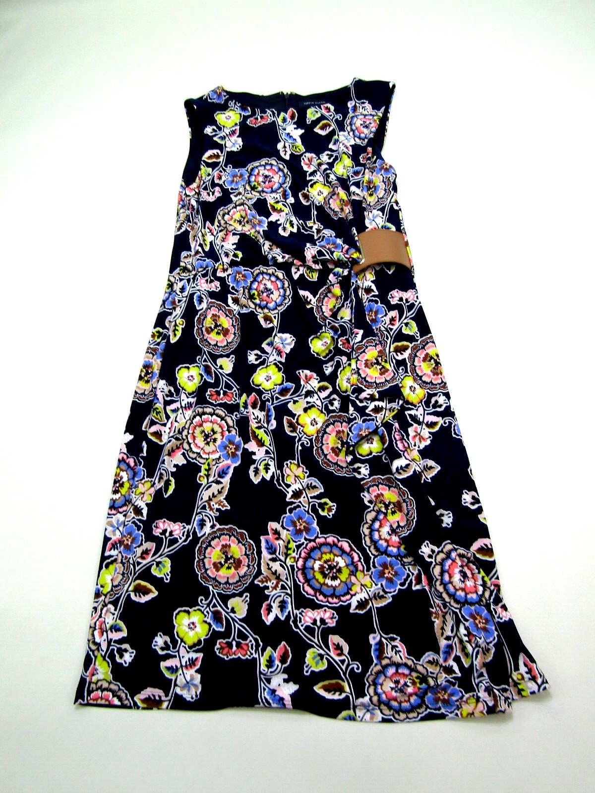 Tommy Hilfiger Wrap Dress Womens 6 Summer Preppy Coastal Grandma Casual Floral
