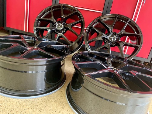 18 INCH MERCEDES E63 RIMS WHEELS NEW SET4 E300 E350 E400 E550 E500 E55 AMG - Picture 7 of 12