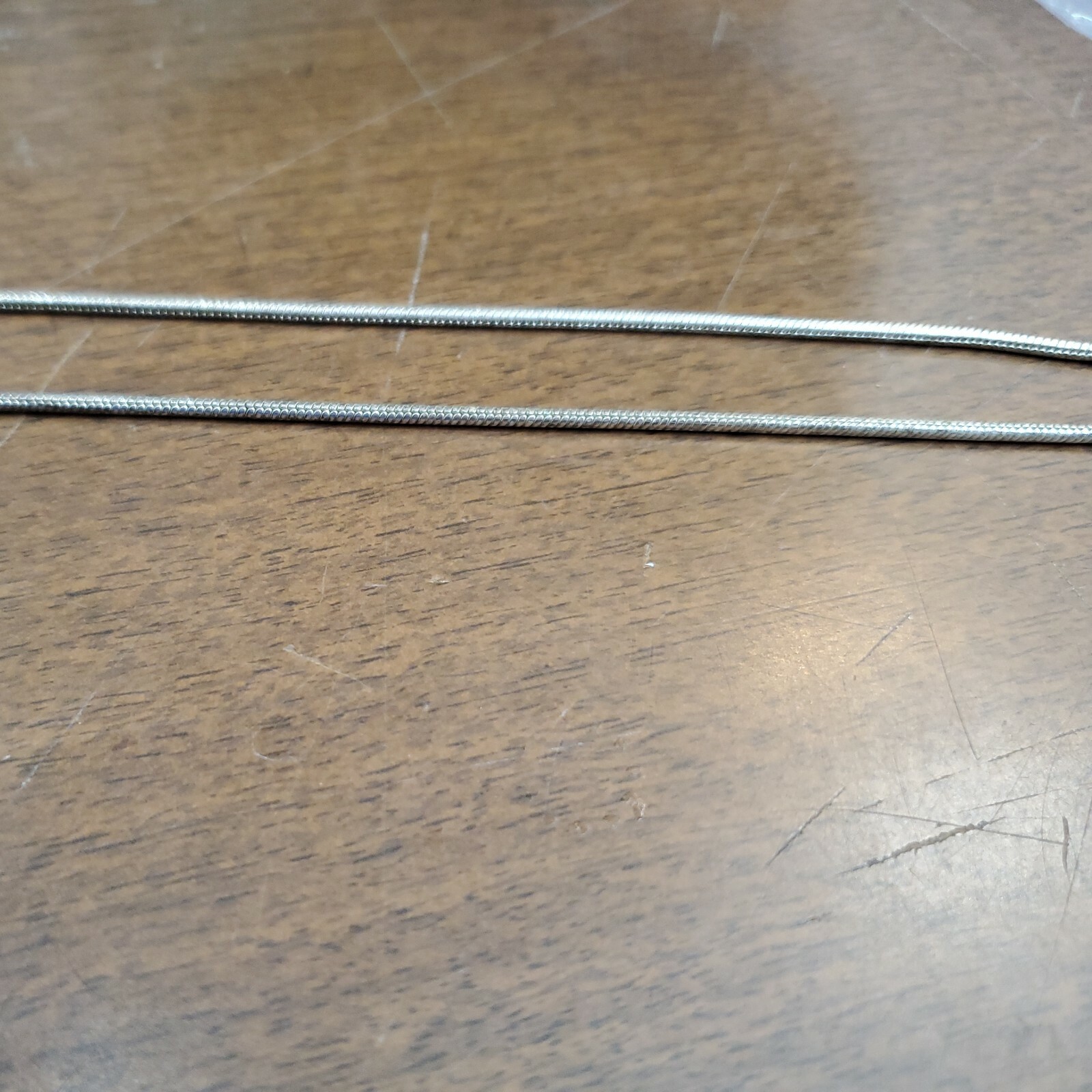 7Ne Pendant Necklace Silver tone Rectangular Abal… - image 3