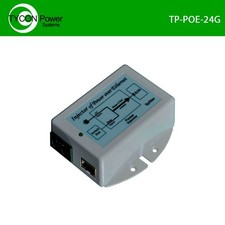 Tycon Power Systems TP-POE-24G 24V 19W Gigabit Passive PoE Injector