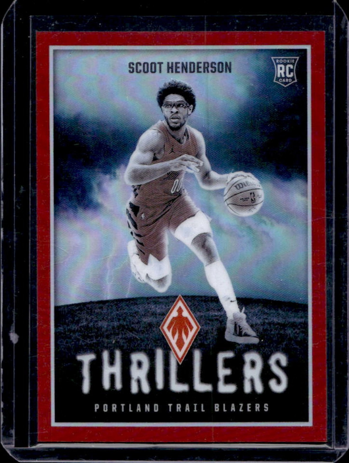 2023-24 Phoenix Scoot Henderson Thrillers RC Red #109/125 Trail Blazers