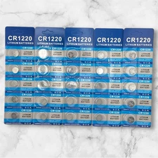 New Lot Lithium Battery 3V CR1220 CR 1220 BR1220 DL1220 Remote Button Cell Watch