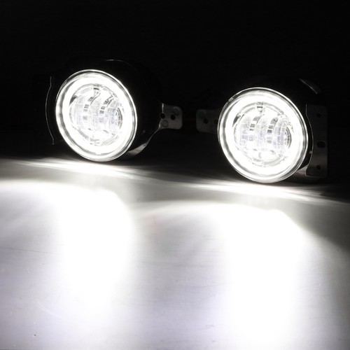 Amber White LED Fog Lights DRL For Jeep Wrangler JL 2018-2022 Front Bumper Lamp - Picture 10 of 12