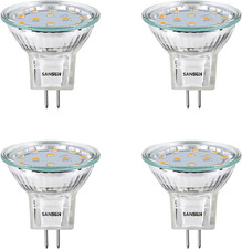 3W MR11 LED Landscape Light Bulbs, Low Voltage 12V 20W Halogen Replacement for O