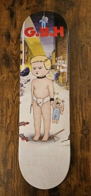 G.B.H. ''CITY BABY ATTACKED BY RATS'' Volatile Skate Deck BRAND NEW 32'' X 8.5''