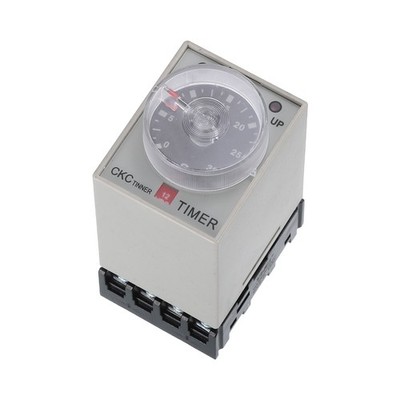 DC12V Timer Relay Time Relay Timing Delay 8P 1S-30S w Socket AH3-3