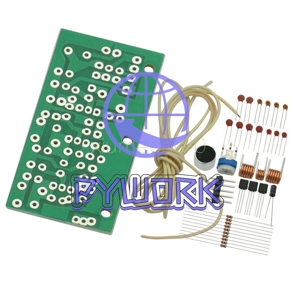 DC 1.5V-9V FM Wireless Microphone DIY Electronic Learning Ki