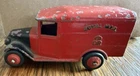 Vintage Dinky Toys Meccano Ltd. Red + Black Royal Mail Truck - 3.25" long