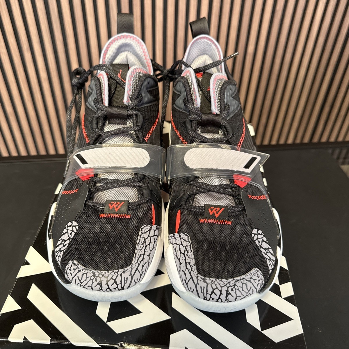 Size 13 - Jordan Why Not Zer0.3 Black Cement | eBay