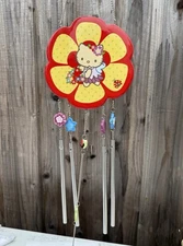 Vintage Hello Kitty Garden Collection Wind chime New In Box