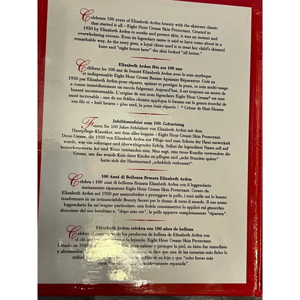 Elizabeth Arden Crema Ocho Horas 100 Aniversario Set Protector Piel Foto 4 de 4