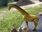 Vintage Lot Of 5 Plastic Zoo Animals Lion Giraffe Zebra Tiger Camel Vintage 1987 — photo 4