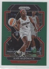2022 Panini Prizm WNBA Green Prizm Aari McDonald #19 7a1