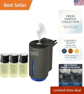 Rechargeable Smart Car Air Freshener - Luxurious Fragrance Experience on-the-go