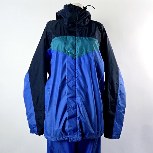 Vtg 80s The North Face Red Label Gore-Tex 2 Piece Track Suit Jacket Pants Mens L - Picture 9 of 23