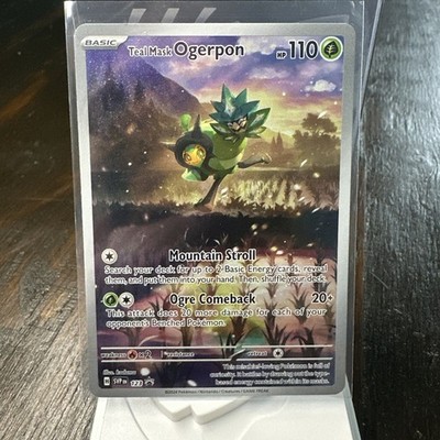 Teal Mask Ogerpon 123 - Scarlet & Violet Promo - Near Mint/Mint