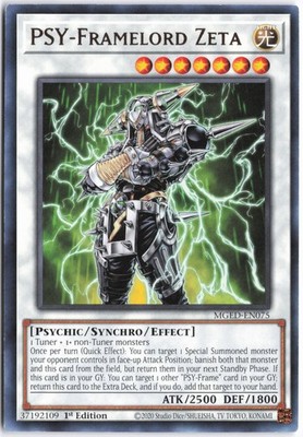 Yugioh - PSY-Framelord Zeta MGED-EN075 1st Edition - Maximum Gold: El Dorado