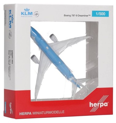 Boeing 787-9 Dreamliner KLM (Reg. PH-BHF Hibiscus) 1:500 Herpa