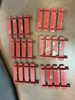 Tonka 1960's Farms Stake Truck Stakes - Red Ones - Nice Originals!