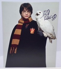Daniel Radcliffe HARRY POTTER Sorcerer's Stone VINTAGE SIGNED 8x10 BAS Beckett