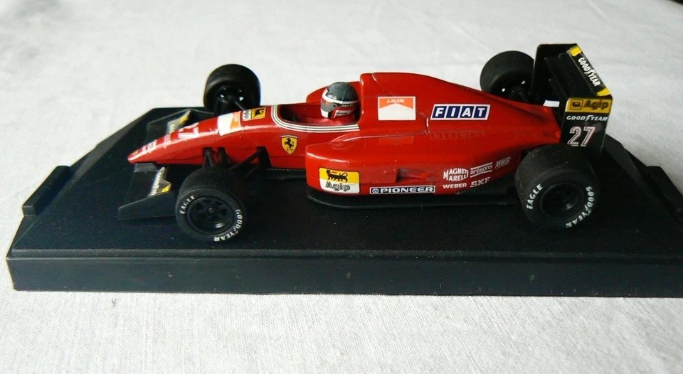 FERRARI F 92A 1992 ONYX 1:43 Jean Alesi Perfetta come nuova Aperta per foto - Immagine 2 di 4