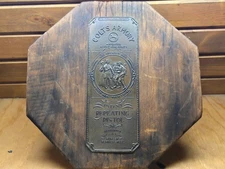 Colt Armory Firearms Repeating Pistol  1880s Brass Door Plate Colts Wall Plaque