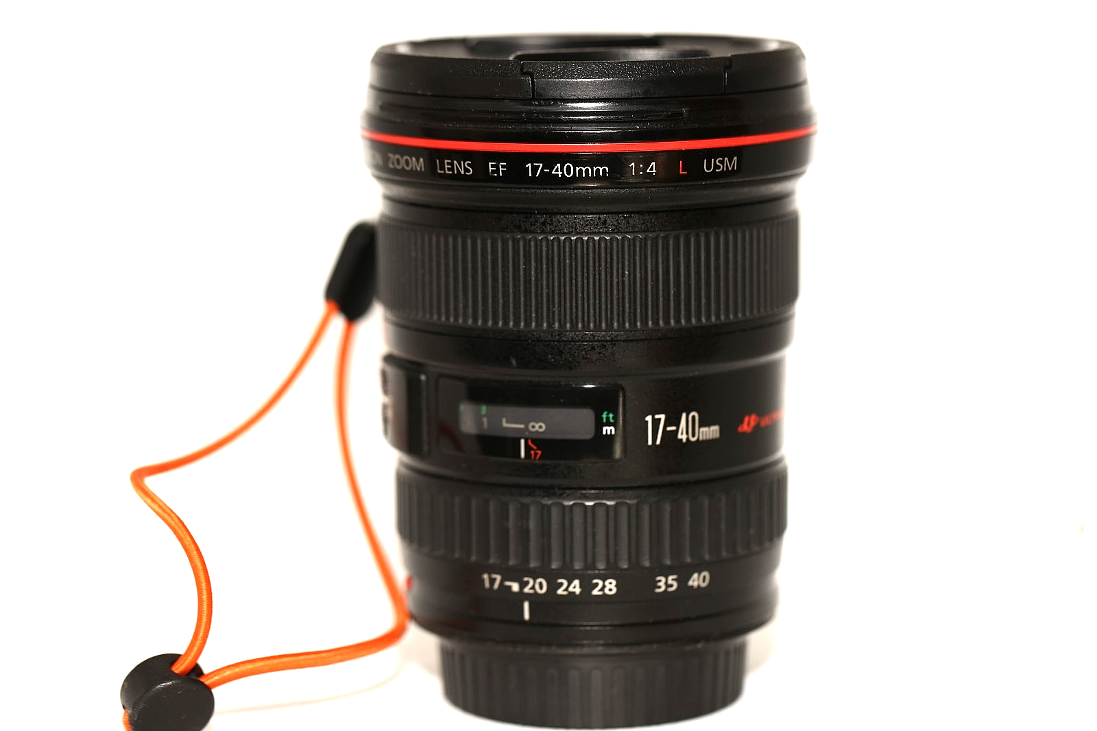Canon EF Mount - ""Luxury"" 17-40mm F/4.0 L USM Lens - Front & Rear Caps