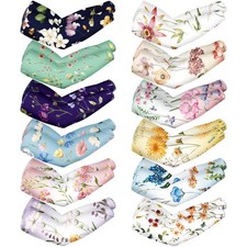 Gardening Arm Sleeves UV Protection Cooling Cover - 12 Pairs Sun for Farmers