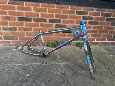 1983 Blue Max Rahmen Gabeln BMX Produkte Mongoose USA Made Nice Old School BMX 