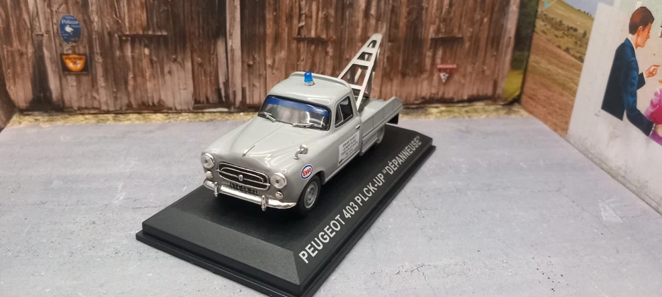 Peugeot 403 Pick Up Dépanneuse Esso Aix Les Bains - 1/43 ixo pressse - Photo 3/4