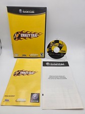 Crazy Taxi Nintendo GameCube Complete CIB Black Label - Tested & Works