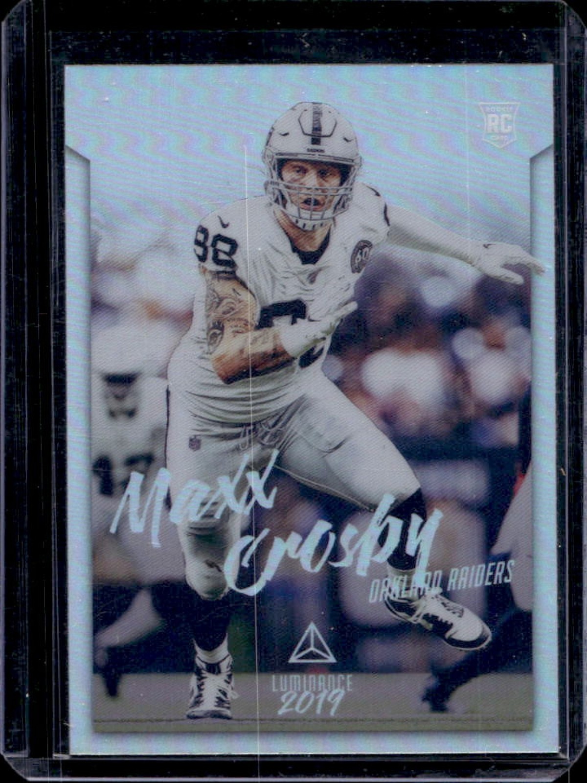 2019 Chronicles Maxx Crosby Luminance Update Rookies RC #222 Raiders