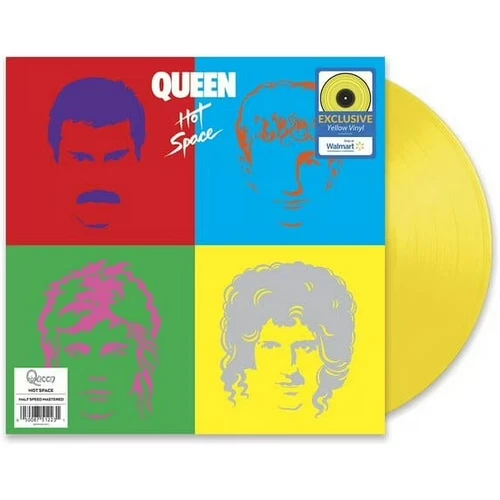 Hot Space by Queen (Walmart Exclusive Yellow Vinyl Record, 2023, New, Sealed)