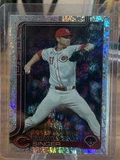 2025 Topps Update - Brady Singer US344 Sandglitter Foil Parallel Cincinnati Reds