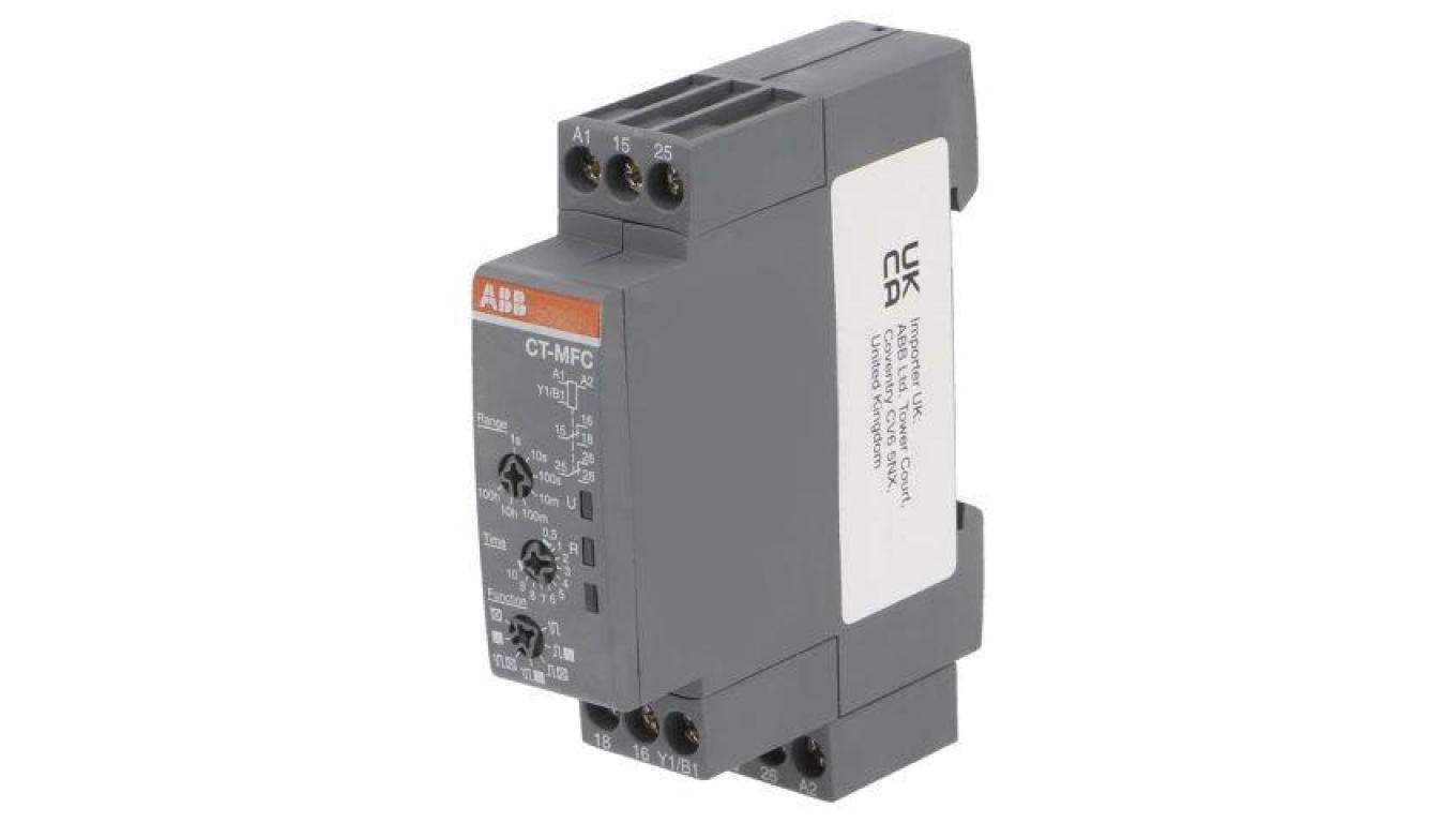 1SVR508020R1100 Timer relay 0.05s÷100h SPDT x2 12÷240VAC/VDC /T2UK