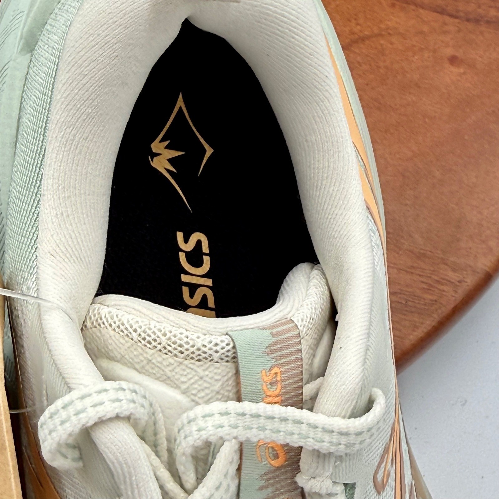 Asics Trabuco Max 4 Trail Running Sneakers Cream Dusty Steppe Womens 8.5 Pastel thumbnail 11