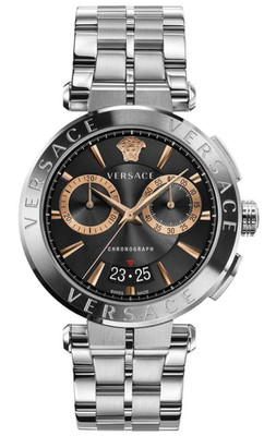 VERSACE Modell AION VE1D02423 Chronograph Herren Armbanduhr 45 mm